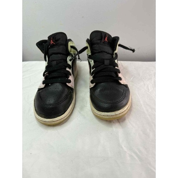 Nike Air Jordan 1 Kids Size 1.5 Mid SE Glow In The Dark Sneakers 2019 - Picture 3 of 6